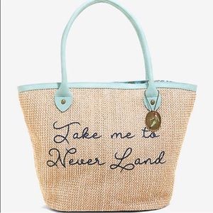 Peter Pan Straw Tote